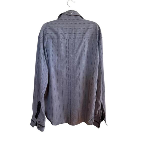 Fender Western Gothic Shirt XXL Top Embroidered Cross Tuxedo Rock & Roll Guitar - Picture 2 of 5